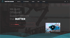 Desktop Screenshot of martensmarine.com