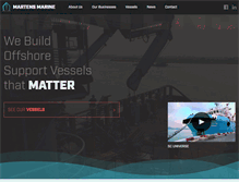 Tablet Screenshot of martensmarine.com